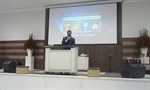 Matheus Erler discursou em nome da Câmara