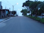 Árvores no canteiro central em trecho da avenida Aloisio Silva, depois da solicitação