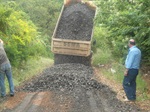 Parlamentar acompanhou as obras no local