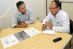 Dirceu Alves em  reunião com secretário Jorge Akira