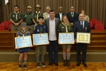 Reunião Solene em homenagem ao Dia do Escoteiro 