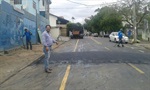 Chico Almeida acompanha construção de lombada no Algodoal