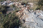 Fotos tiradas em agosto de 2014 mostram a situação do terreno na época