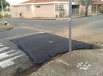 Vazamento de água no cruzamento das ruas Albânia x Santo André - depois da solicitação