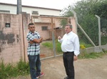 Pedro Cruz em visita ao Bosques do Lenheiro