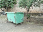 Lixeira comunitária instalada no Algodoal 