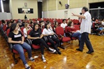 Alunos da Escola Estadual Catharina Casale Padovani estiveram na Câmara