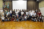 Alunos da Escola Estadual Catharina Casale Padovani estiveram na Câmara