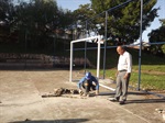 Luiz Arruda agradece Sedema por reforma de quadra no Monte Libano