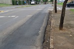 Foto mostra trecho da avenida que foi recuperado após indicação de Moschini