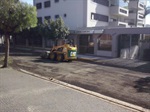 Obra na avenida Barão de Piracicamirim 