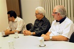 Encontro ocorreu na sala da presidência do Legislativo