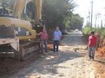 Gilmar Rotta visita obras no Recanto Nova Suíça