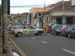 Obra na da avenida São Paulo com a rua da Glória