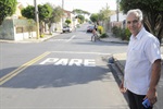 Parlamentar foi ao distrito de Ártemis verificar o recapeamento da rua Dona Elvira