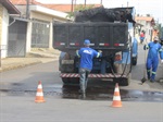 Obras realiza intervenção no Jaraguá a pedido do vereador Gilmar Rotta (PMDB)