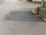   Correção da camada asfáltica na  rua São Paulo