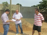 Gilmar Rotta em visita ao  bairro Campestre