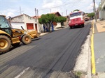 Obra no bairro no Castelinho 