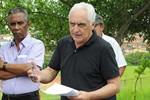 Reunião no bairro Chácara  Nazareth II 