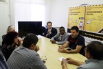 Reunião discutiu sistema de estacionamento rotativo