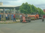 Funcionários da Semob atuando no Jaraguá