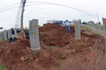 Obra de canalização e águas pluviais 