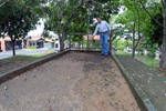 Área de lazer e campo de malha - avenida Corcovado