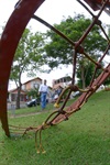 Área de lazer e campo de malha - avenida Corcovado