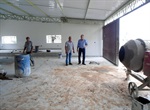 Visita à construção do Centro Social e de Lazer, Geraldo Grandis, no Parque Piracicaba