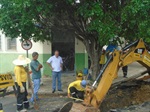 A Semob já está trabalhando no local