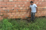 Acúmulo de água em terreno particular preocupa