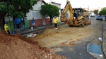 Início da Instalação da galeria de águas pluviais da Paulista