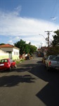 Rua Erotides de Campos, que antes ficava alagada 