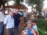 Gilmar Rotta visita, com Gabriel Ferrato, a praça Takaki, na Paulista