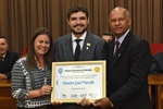 Reunião Solene de entrega de Medalha de Mérito Legislativo ao professor Klauber Marcelli