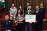 Reunião Solene de entrega de Medalha de Mérito Legislativo ao professor Klauber Marcelli