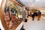Exposição foi aberta nesta sexta-feira, com a presença de cerca de 50 pessoas