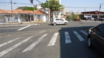 Valeta antes do reparo feito pela Semob