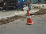 Rede de águas pluviais fica na rua João Gimenez