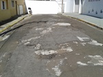 Buracos da rua sem saída eram alvos constante de reclamação