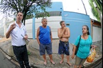 Abdala conversou com vizinhos da praça Tuiuti