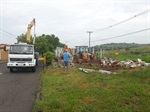SEMA trabalhando para concluir a ampliação da pista de caminhada