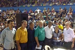 Abdala, Paraná e Tozão com João Manoel e Barjas Negri