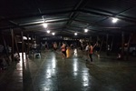 Iluminação temporária foi instalada durante a aula de quinta-feira