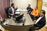 Matheus Erler se reuniu com sindicalistas na noite da última segunda-feira