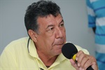 Aproximadamente 40 taxistas participaram de encontro na sala de reuniões do prédio anexo