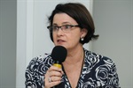 Aproximadamente 40 taxistas participaram de encontro na sala de reuniões do prédio anexo
