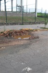 Via causava transtornos a pedestres e motoristas