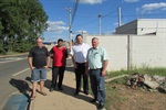 Tozão esteve com moradores do condomínio na tarde desta quarta-feira
